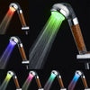 Color Changing LED Anion Spa Shower Head