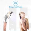 Color Changing LED Anion Spa Shower Head