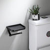Wall Mounted Black Toilet Paper Holder