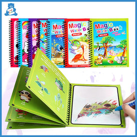 8 Types Montessori Toys Reusable Coloring Book