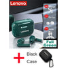 NEW Lenovo LP1 TWS bluetooth Earbuds IPX4 Waterproof Sport Headset Noise Cancelling HIFI Bass Headphone with Mic Type-C Charging