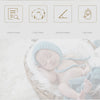 Baby Cotton Portable Travel Crib Bed