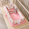 Baby Cotton Portable Travel Crib Bed