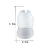 8PCS/bag Silicone Icing Piping Cream Pastry Bag + 6 Stainless Steel Cake Nozzle