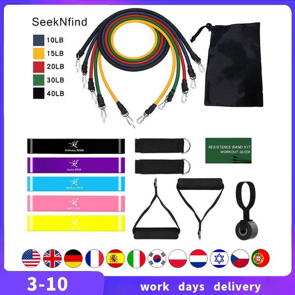 Elastic Resistance Fitness Bands