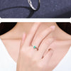 Modian 925 Sterling Silver Fashion Oval Finger Rings