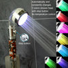 Color Changing LED Anion Spa Shower Head