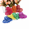 5pcs cheap artificial straw ball stars and love wedding home