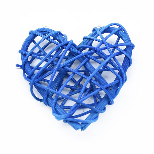 5pcs cheap artificial straw ball stars and love wedding home