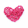 5pcs cheap artificial straw ball stars and love wedding home