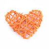 5pcs cheap artificial straw ball stars and love wedding home