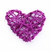 5pcs cheap artificial straw ball stars and love wedding home