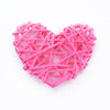 5pcs cheap artificial straw ball stars and love wedding home