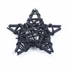 5pcs cheap artificial straw ball stars and love wedding home