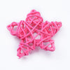 5pcs cheap artificial straw ball stars and love wedding home