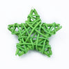 5pcs cheap artificial straw ball stars and love wedding home