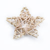 5pcs cheap artificial straw ball stars and love wedding home