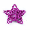 5pcs cheap artificial straw ball stars and love wedding home