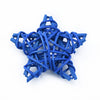 5pcs cheap artificial straw ball stars and love wedding home