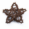 5pcs cheap artificial straw ball stars and love wedding home