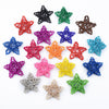 5pcs cheap artificial straw ball stars and love wedding home