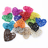 5pcs cheap artificial straw ball stars and love wedding home