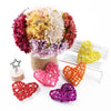 5pcs cheap artificial straw ball stars and love wedding home