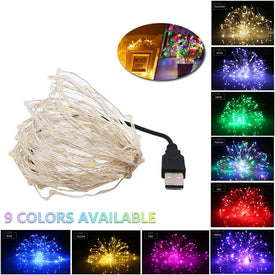 2/5/10M USB Led String Lights Bulb Outdoor Waterproof Garlands Festoon Led