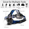 Headlamps 12000lumens Led Headlamp L2/T6 Zoomable Headlight Head Torch