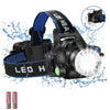 Headlamps 12000lumens Led Headlamp L2/T6 Zoomable Headlight Head Torch