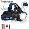 Headlamps 12000lumens Led Headlamp L2/T6 Zoomable Headlight Head Torch