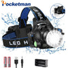 Headlamps 12000lumens Led Headlamp L2/T6 Zoomable Headlight Head Torch