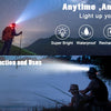 Headlamps 12000lumens Led Headlamp L2/T6 Zoomable Headlight Head Torch