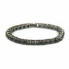 Hip Hop Men Single Row Rhinestones Chain Bling Tennis Charm Bracelets