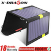 X-DRAGON 5V 20W High Efficiency Foldable Solar Panel Charger