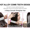 3 in1 Negative Ions Hair Salon Volumizer Straightener Curler Styler Comb