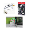 Hand Mini USB Fan Portable Gadgets Flexible Gooseneck LED Clock