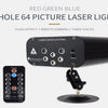 YSH Disco Light 6 Beam 64 Pattern LED Laser Laser Projector