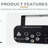 YSH Disco Light 6 Beam 64 Pattern LED Laser Laser Projector