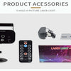YSH Disco Light 6 Beam 64 Pattern LED Laser Laser Projector
