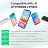 LAOPAO QI Wireless Charging LED Desk Lamp 10W With Calendar Temperature Alarm Clock Eye