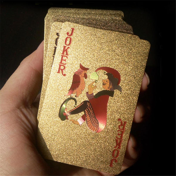 Waterproof 24K Gold Playing Cards