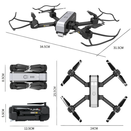 Lozenge HJ96 Remote Control Drone Quadcopter with FPV Dual Camera