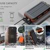 X-DRAGON Waterproof 24000mAh Solar Power Bank