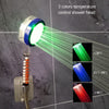 Color Changing LED Anion Spa Shower Head