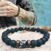 Volcanic Stone Tibetan Buddha Wrist Chain Women Men's Jewelry Gift Bracelets