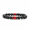 Volcanic Stone Tibetan Buddha Wrist Chain Women Men's Jewelry Gift Bracelets
