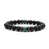 Volcanic Stone Tibetan Buddha Wrist Chain Women Men's Jewelry Gift Bracelets