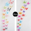 36pcs 3D Crystal Butterfly Wall Stickers