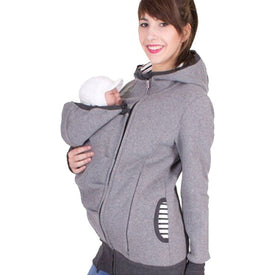 Winter Mommy Kangaroo Hoodie Cotton Baby Carrier